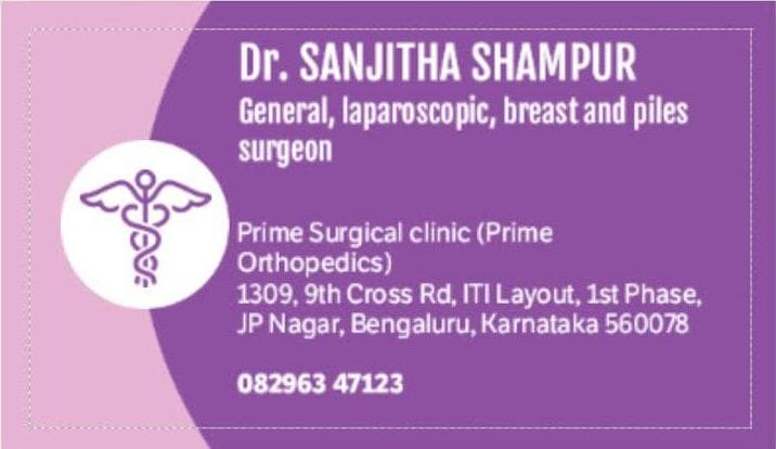 Dr Sanjitha Shampur